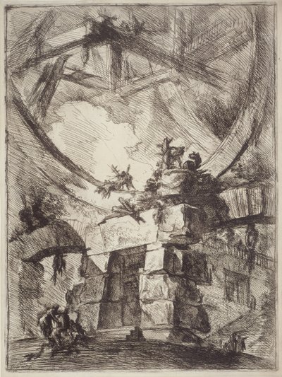 De Gevangenissen van de Uitvinding, plaat IX: Het reuzenrad door Giovanni Battista Piranesi