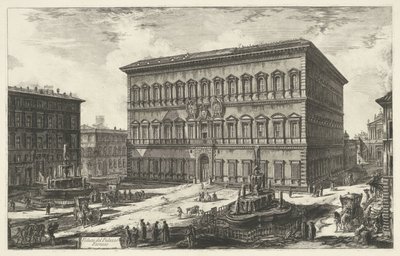 Palazzo Farnese te Rome door Giovanni Battista Piranesi