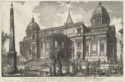 Santa Maria Maggiore te Rome door Giovanni Battista Piranesi