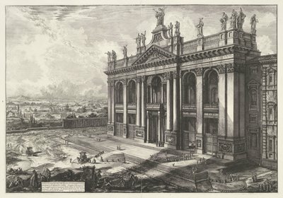 Sint-Jan van Lateranen te Rome door Giovanni Battista Piranesi