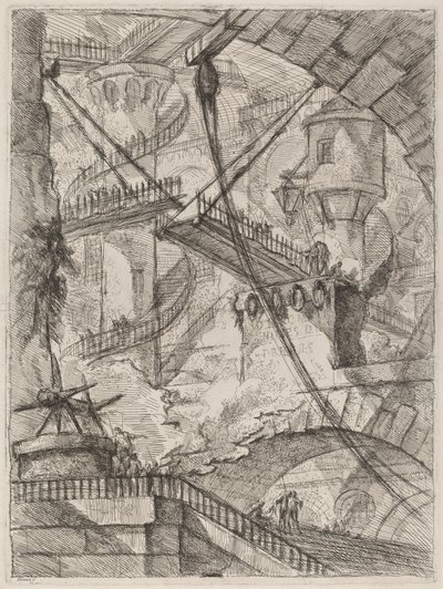 De Ophaalbrug door Giovanni Battista Piranesi