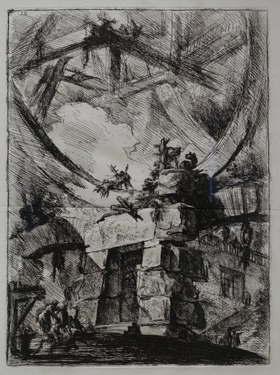 Het reuzenrad door Giovanni Battista Piranesi