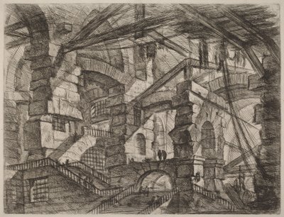 De gotische boog door Giovanni Battista Piranesi