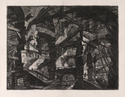 De Gotische Boog, plaat 14 uit Carceri door Giovanni Battista Piranesi