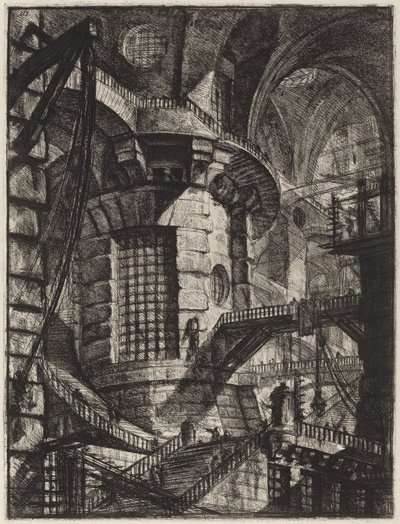 De ronde toren door Giovanni Battista Piranesi