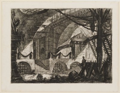 De zaagbok door Giovanni Battista Piranesi
