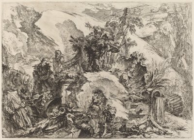 De Skeletten door Giovanni Battista Piranesi
