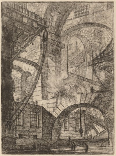 Het Rokende Vuur door Giovanni Battista Piranesi