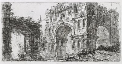 De tempel van Diana door Giovanni Battista Piranesi