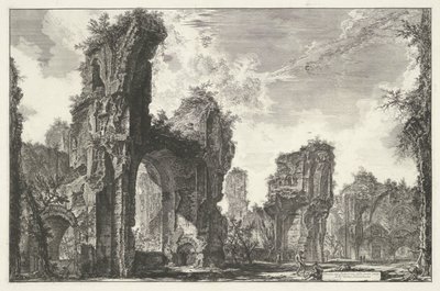 Thermen van Caracalla te Rome door Giovanni Battista Piranesi