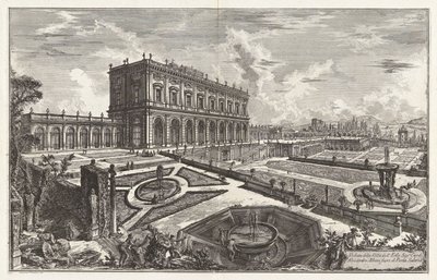 Veduta della Villa dell door Giovanni Battista Piranesi