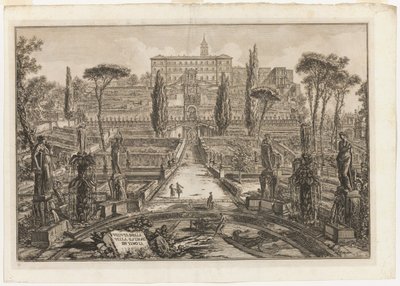Uitzicht op de Villa d