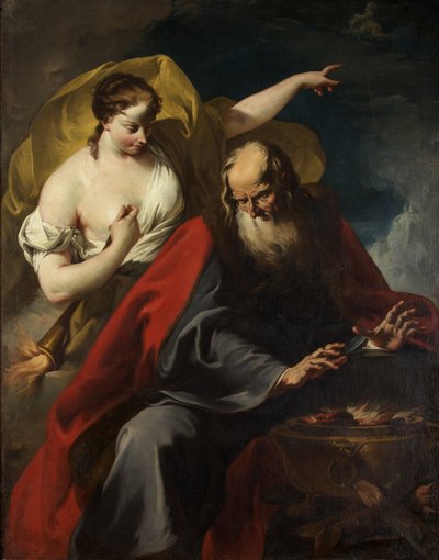 Allegorie van winter en zomer, c.1720 door Giovanni Battista Pittoni