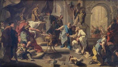 Hannibal zweert eeuwige vijandschap aan de Romeinen, c.1723 door Giovanni Battista Pittoni