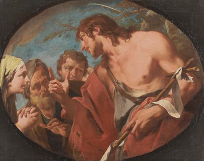 Predigt Johannes des Täufers door Giovanni Battista Pittoni