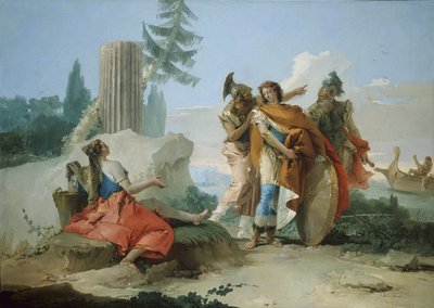 Armida verlaten door Rinaldo, 1742-45 door Giovanni Battista Tiepolo