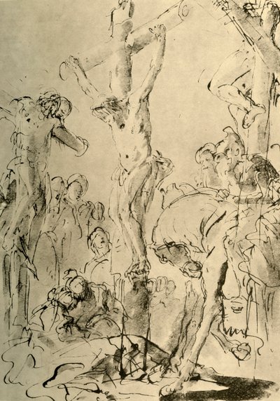 Kruisiging, midden 18e eeuw, 1928 door Giovanni Battista Tiepolo