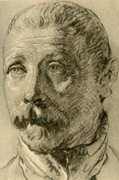 Hoofd van een bebaarde man door Giovanni Battista Tiepolo