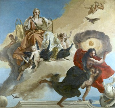 Juno en Luna door Giovanni Battista Tiepolo
