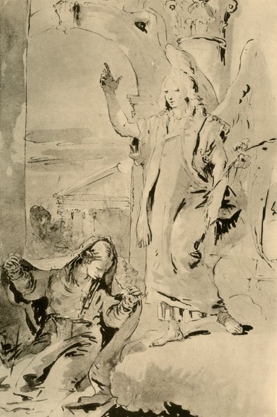 De Aankondiging, midden 18e eeuw, 1928 door Giovanni Battista Tiepolo