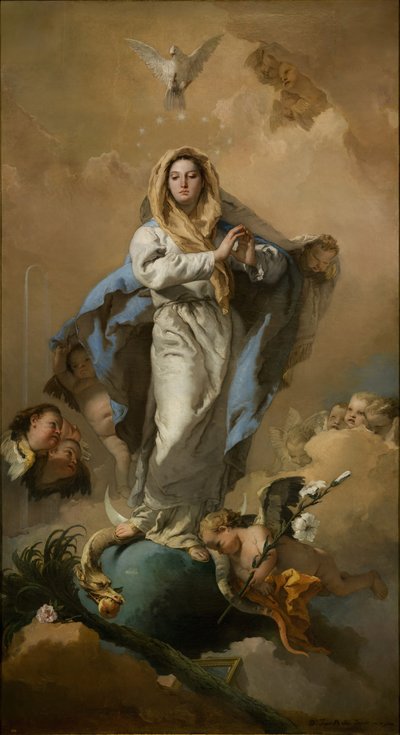 De Onbevlekte Ontvangenis door Giovanni Battista Tiepolo