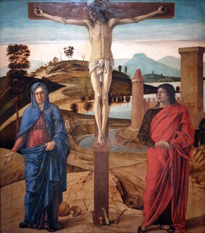 Frans: Le Calvaire Calvary door Giovanni Bellini