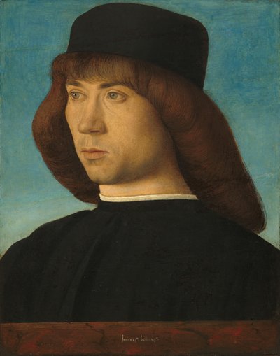 Portret van een jonge man, c. 1490 door Giovanni Bellini