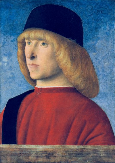 Portret van een jonge senator door Giovanni Bellini