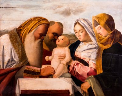 De besnijdenis door Giovanni Bellini