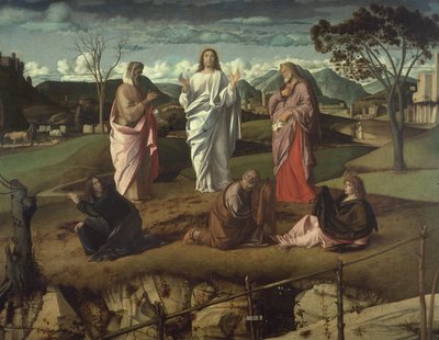 De Transfiguratie, 1485 door Giovanni Bellini
