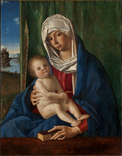 De Maagd en het Kind door Giovanni Bellini