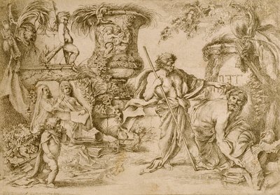 Temporalis Aeternitas door Giovanni Benedetto Castiglione