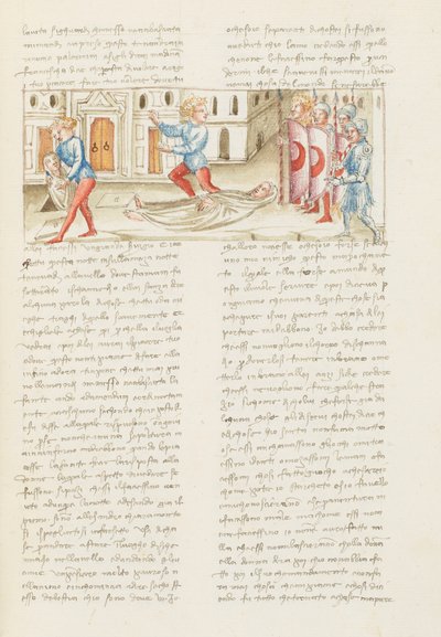 Decameron, Back to back - Rinuccio Palermini op de begraafplaats -Rinuccio Palermini op de vlucht voor de bewaker , Negende dag, kort verhaal 1. door Giovanni Boccaccio