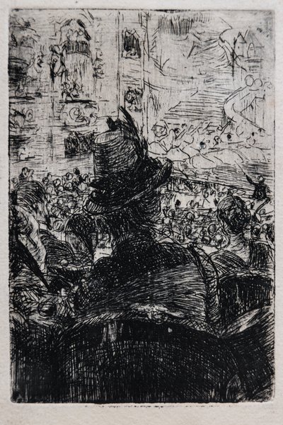 Bij de Opera in Parijs, c.1880 door Giovanni Boldini