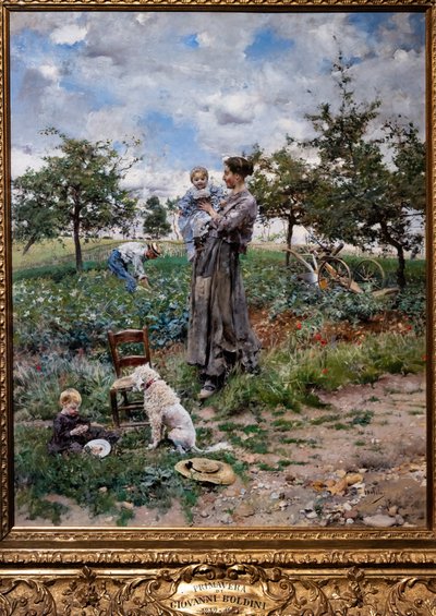 Op het platteland (De Lente) door Giovanni Boldini