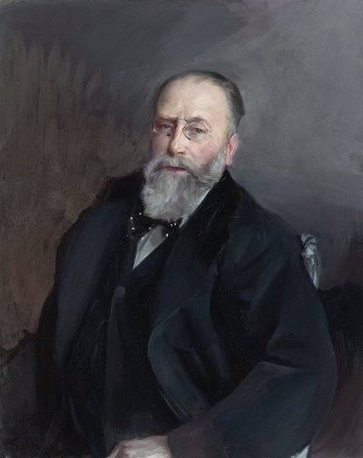 Portret van Edmond de Rothschild (1845-1934), bankier, filantroop en Franse verzamelaar door Giovanni Boldini