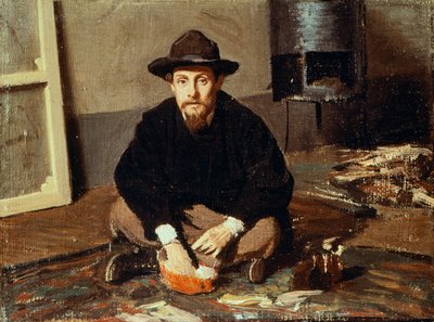 Portret van Diego Martelli, circa 1865 door Giovanni Boldini