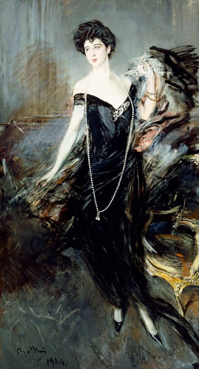 Portret van Donna Franca Florio door Giovanni Boldini