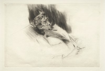 Whistler slaapt, 1897 door Giovanni Boldini