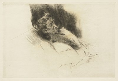 Whistler slaapt, 1897 door Giovanni Boldini