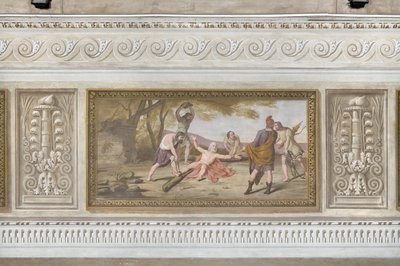 Kruisiging van Sint Filippus, uit Verhalen van Christus door Giovanni Chiarini
