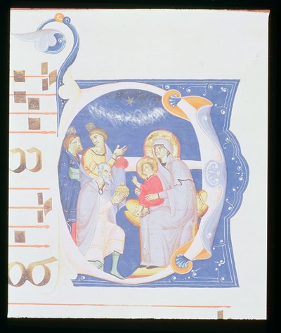 Ms 561 f.37r Geïllustreerde initiaal 