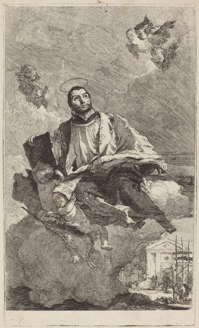 Sint Gaetano van Thiene door Giovanni Domenico Tiepolo