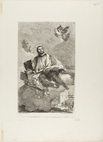 St. Gaetano van Thiene door Giovanni Domenico Tiepolo