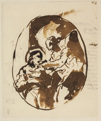 De communie van een heilige door Giovanni Domenico Tiepolo