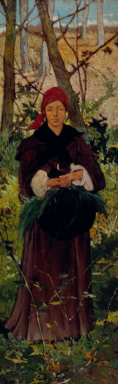Etruskische vrouw, c.1865 door Giovanni Fattori