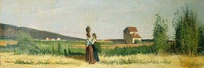 Waterdrager van Livorno door Giovanni Fattori