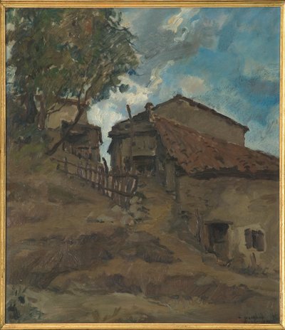 Traditioneel bergboerderij door Giovanni Forghieri