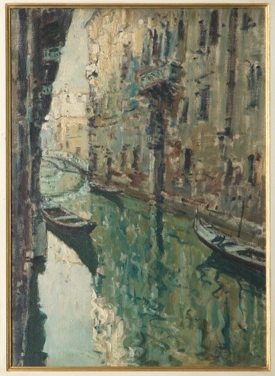 Venetiaans kanaal door Giovanni Forghieri