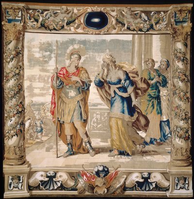 Aeneas neemt afscheid van Dido door Giovanni Francesco (1610 62) Romanelli